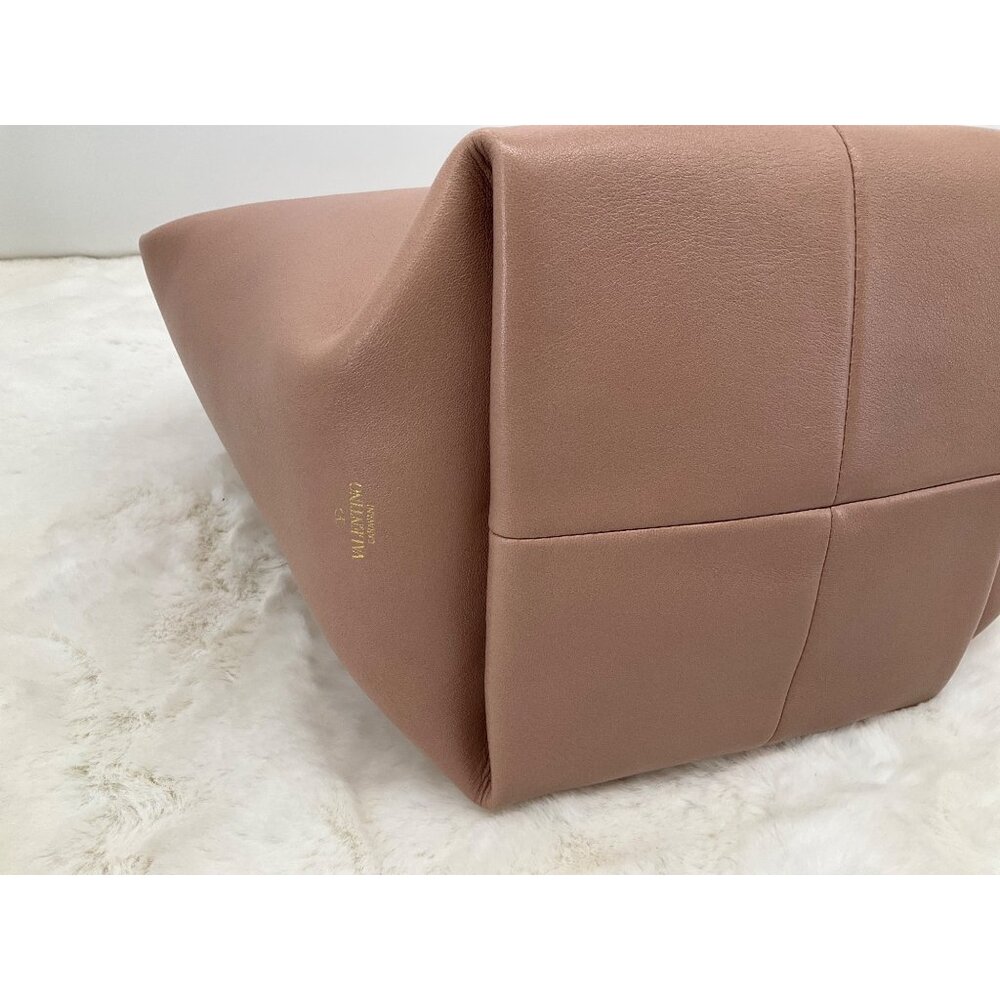 Valentino Garavani Roman Stud Medium Lambskin Leather Hobo Bag - Picture 12 of 16